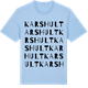 Blue Soul t-shirt med Karshult ordlek t-shirt