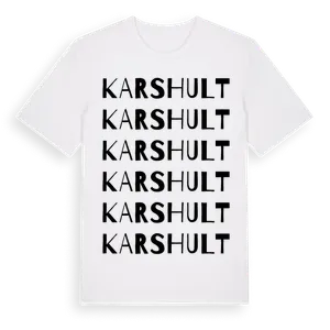Karshult ordlek t-shirt – ekologisk bomull t-shirt från Pinshirt