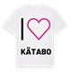 Jag älskar Kätabo t-shirt stort tryck