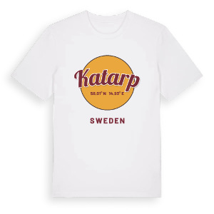 Katarp cirkel t-shirt – ekologisk bomull t-shirt från Pinshirt