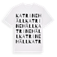Katrinehäll ordlek t-shirt