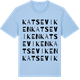 Blue Soul t-shirt med Katseviken ordlek t-shirt