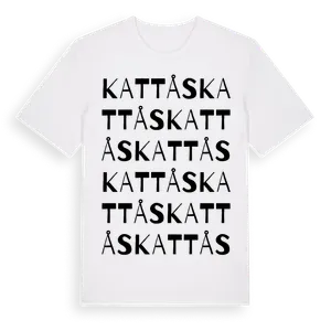 Kattås ordlek t-shirt – ekologisk bomull t-shirt från Pinshirt