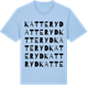 Blue Soul t-shirt med Katteryd ordlek t-shirt