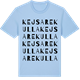 Blue Soul t-shirt med Kejsarekulla ordlek t-shirt