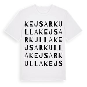 Kejsarkulla ordlek t-shirt – ekologisk bomull t-shirt från Pinshirt