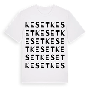 Keset ordlek t-shirt – ekologisk bomull t-shirt från Pinshirt