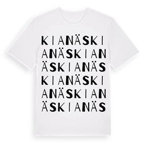 Kianäs ordlek t-shirt – ekologisk bomull t-shirt från Pinshirt