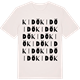 Vintage White t-shirt med Kidö ordlek t-shirt