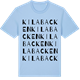 Blue Soul t-shirt med Kilabacken ordlek t-shirt