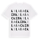 Kilabacken ordlek t-shirt