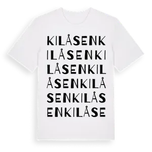 Kilåsen ordlek t-shirt – ekologisk bomull t-shirt från Pinshirt