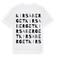 Kirsaberget ordlek t-shirt