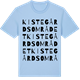 Blue Soul t-shirt med Kistegårdsområdet ordlek t-shirt