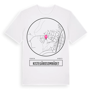 Kistegårdsområdet t-shirt – ekologisk bomull t-shirt från Pinshirt