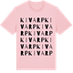 Pink Cotton t-shirt med Kivarp ordlek t-shirt