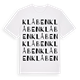 Klåben ordlek t-shirt