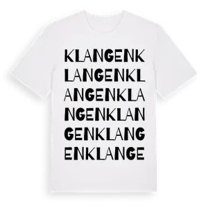 Klangen ordlek t-shirt – ekologisk bomull t-shirt från Pinshirt