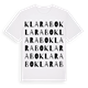 Klarabo ordlek t-shirt