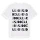 Klaras udde ordlek t-shirt