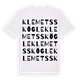 Klemetsskögle ordlek t-shirt