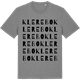 Mid Heather Gray t-shirt med Klerebo ordlek t-shirt