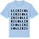 Blue Soul t-shirt med Klerebo ordlek t-shirt