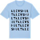 Blue Soul t-shirt med Klevshult ordlek t-shirt