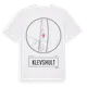 White t-shirt med Klevshult t-shirt