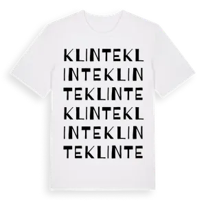 Klinte ordlek t-shirt – ekologisk bomull t-shirt från Pinshirt