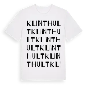 Klinthult ordlek t-shirt – ekologisk bomull t-shirt från Pinshirt
