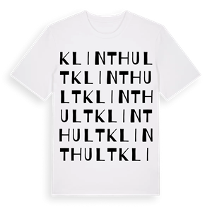 Klinthult ordlek t-shirt – ekologisk bomull t-shirt från Pinshirt