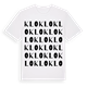 Klo ordlek t-shirt