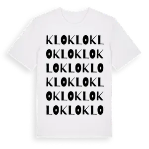 Klo ordlek t-shirt – ekologisk bomull t-shirt från Pinshirt