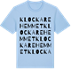 Blue Soul t-shirt med Klockarehemmet ordlek t-shirt