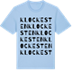 Blue Soul t-shirt med Klockesten ordlek t-shirt