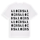 Kloens ordlek t-shirt