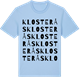 Blue Soul t-shirt med Klosterås ordlek t-shirt