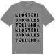 Mid Heather Gray t-shirt med Klosterlunda ordlek t-shirt