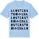Blue Soul t-shirt med Klosterströmmen ordlek t-shirt
