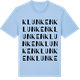 Blue Soul t-shirt med Klunken ordlek t-shirt
