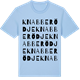 Blue Soul t-shirt med Knabberödje ordlek t-shirt