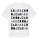 Knabberödje ordlek t-shirt
