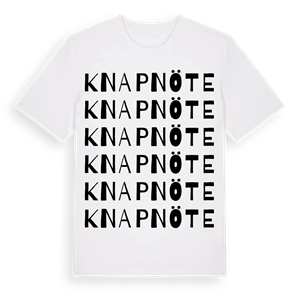 Knapnöte ordlek t-shirt – ekologisk bomull t-shirt från Pinshirt