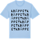 Blue Soul t-shirt med Knäppet ordlek t-shirt