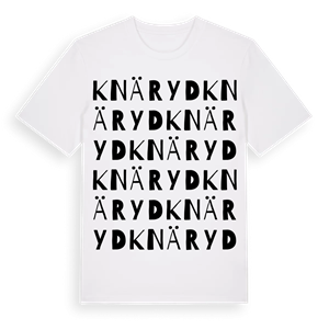 Knäryd ordlek t-shirt – ekologisk bomull t-shirt från Pinshirt
