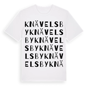 Knävelsby ordlek t-shirt – ekologisk bomull t-shirt från Pinshirt