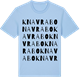 Blue Soul t-shirt med Knavrabo ordlek t-shirt