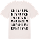 Vintage White t-shirt med Knivarp ordlek t-shirt