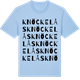 Blue Soul t-shirt med Knöckelås ordlek t-shirt